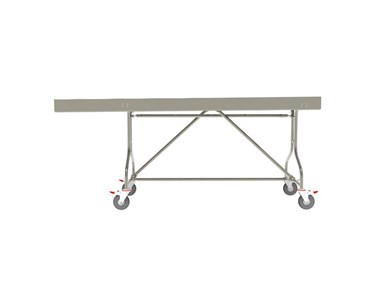 Shotton Parmed - Fixed Tray Trolley | Mobile Autopsy Table