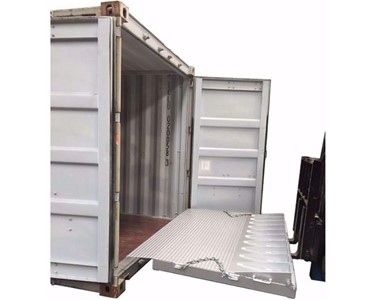 Container Ramp for Reefer Refrigerated Containers