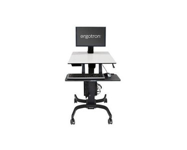 Ergotron - Computer Cart  | Workfit-C, Single Ld Sit-stand Workstation