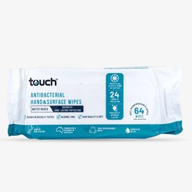 Antibacterial Hand and Surface Wipes | 64 Wipes
