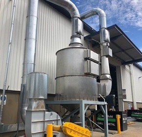 Ezi-Duct Scrubbers for Aluminium Dust. Ezi-Duct Scrubbers for Aluminium Dust.