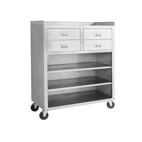 Mobile Cabinet With Drawers And Shelves 1160 W X 540 D X 1400 H