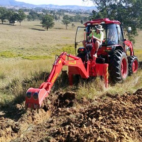 Tractor Backhoe For 50-120hp Tractor RES50