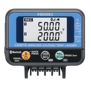 Wireless Voltage/Temp Logger 500,000 data points per channel | LR8515