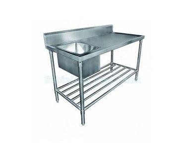 Mixrite - Single Left Stainless Sink 1500 W x 700 D with 150mm Splashback