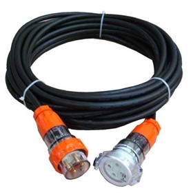 50 Amp 10m,5 Pin,415V Heavy Duty Ind Ext Lead Electrical Cable