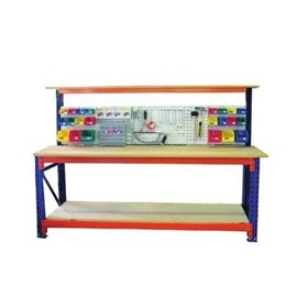 Longspan Workbench with Accessory Panel