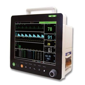 12" Veterinary Multi-parameter Monitor -ECG/NIBP/TEMP/SPO2/ETCO2
