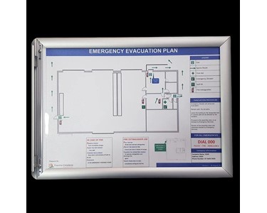 Proactive Group Australia - Evacuation Diagram Holders - Snap Lock Frames