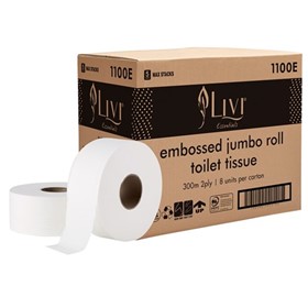 2ply 300 Metre Jumbo Roll Toilet Tissue | Livi Essentials