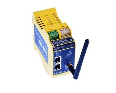 Brainboxes - Industrial Edge Controller-Pwrd by Pi-DIO+Serial+BT/WiFi/NFC/Ethernet