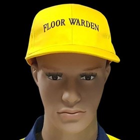 Warden Cap - Yellow Floor Warden