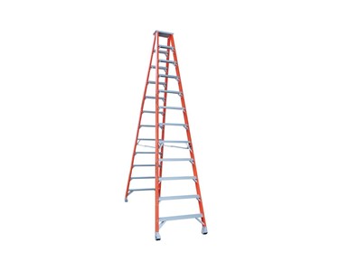 Indalex - Fibreglass Double Sided Step Ladder 4.9m 16ft
