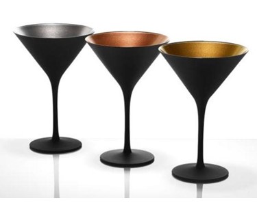 Stolzle - Olympic Champagne Coupe 230ml Black / Gold