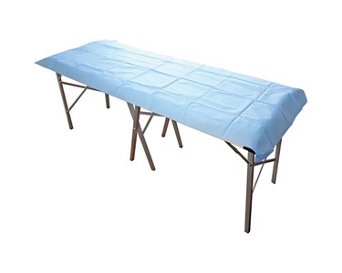 Hospital Bed Flat Sheet Blue
