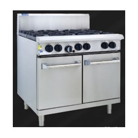 Professional 8 Burner Gas Double Oven