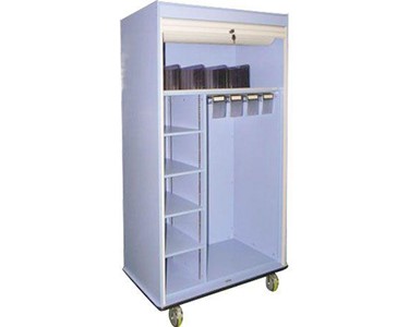 Mobile Medical Storage Cabinet with 2 Compartments | MediCab MC2D