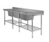 Simply Stainless - Upstand Triple Bowl Sink Bench | SS24.2400.TB 3