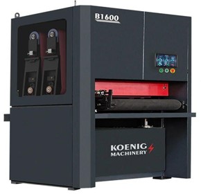 Industrial Wide Belt Metal Deburring System | B1600