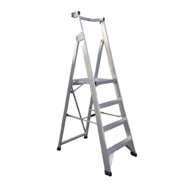Aluminium Platform Ladder 3 Steps 6ft/3ft (1.8m/0.9m) | Climbmax