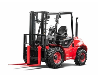 Hangcha - Rough Terrain Diesel Forklift | CPCD35-XW33C-RT4 | 3.5 Ton