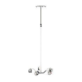 Infusion Pump Stand | FW8002 Stainless Upright 4 Hook