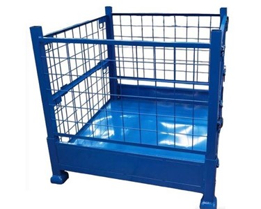 Mitaco - Standard Pallet Cage Storage-Collapsible / Foldable Sides / Stackable