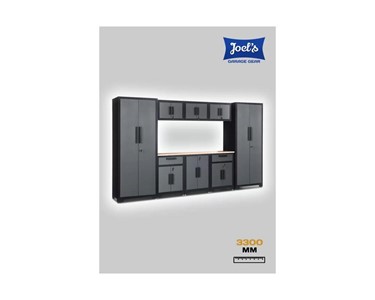 Joels Garage - Industrial Garage Cabinet Combo