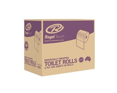 Royal Touch - Royal Touch Individually Wrapped 2ply 400 Sheet Toilet Rolls 48/Carton