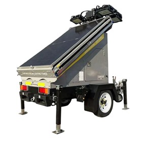 Solar Lighting Tower LED 4 x 100WATT 48VDC