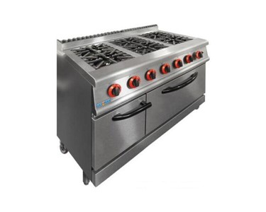 Gasmax - 6 Gas Burner Oven Cooktop With Flame Failure | JZH-TRP-6LPG