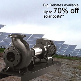 Solar Irrigation Pumps | 7.5Kw Pump Inverter w/ 4.5 Kw Solar