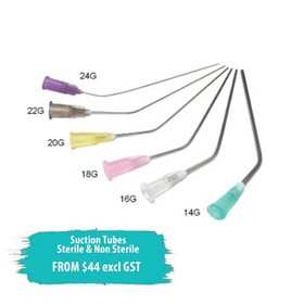 Non Sterile Suction Tubes Various Sizes 14, 16, 18, 20, 22 & 24 Gauge
