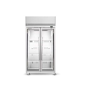 TMF1000N-A 2 Glass Door Upright Display & Storage Freezer
