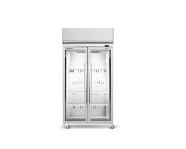 Skope - TMF1000N-A 2 Glass Door Upright Display & Storage Freezer