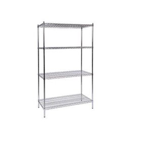 Chrome-Wire Shelving Static Bay