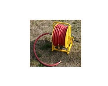 Water Hose Reel, Brass Nozzle and Brass Connection