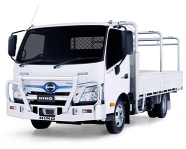 Hybrid Electric Tray Truck | Hino 300 SERIES LIGHT‑DUTY RANGE