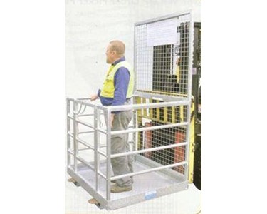 Forklift Safety Man-Cage Attachments