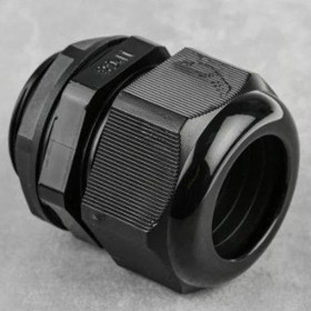 Black Roundtop IP68 Cable Gland M40