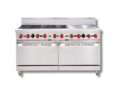 American Range - 60" Burner Oven Range | AAR.6B.24G