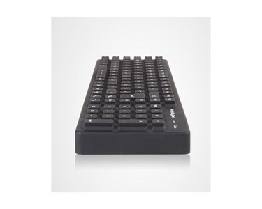 PrehKeyTec - Industrial / Medical Silicon Keyboard (Black)