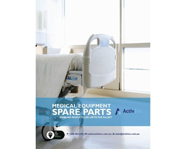 ActivTec Solutions Spare Parts Catalogue for Medical Equipment