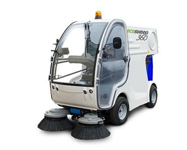 EcoTeq - EcoSweep 360 Electric Compact Street Sweeper