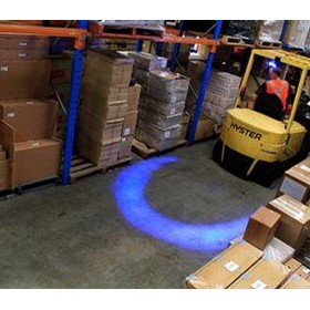 Blue LED Forklift HALO Arc Light