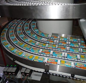 The worlds first 5 track spiral conveyor The worlds first 5 track spiral conveyor