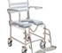 Juvo - Mobile Shower Commode | Adult –Attendant Propelled Swing-away Footrest