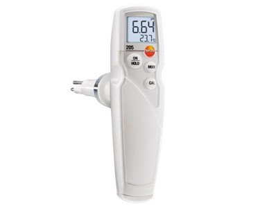 0563-2051 Testo 205 pH Meter and Thermometer Instrument Kit