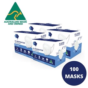 P2 Respirator Face Masks with Earloops (100 Pack) N95 KN95 FFP2