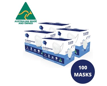 PPE Tech - P2 Respirator Face Masks with Earloops (100 Pack) N95 KN95 FFP2